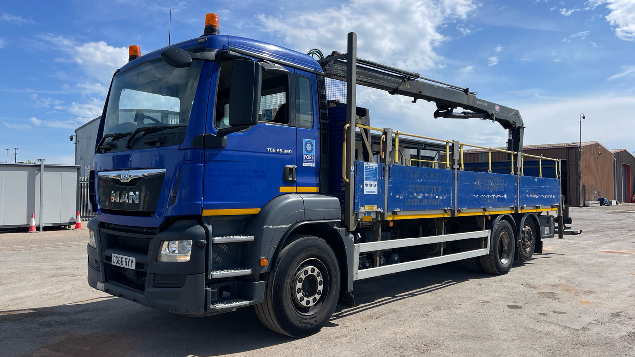Man TGS 26.360 - Vrachtwagen met open laadbak, Kraanwagen: afbeelding 2 Man TGS 26.360 - Vrachtwagen met open laadbak, Kraanwagen: afbeelding 2