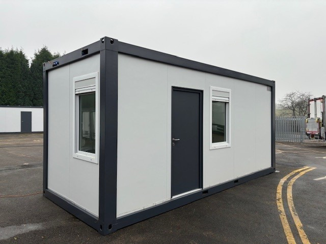 PORTABLE OFFICE BUILDING *NEW & UNUSED* ROLLER WINDOW COVERS, LIGHTING - Wooncontainer: afbeelding 2 PORTABLE OFFICE BUILDING *NEW & UNUSED* ROLLER WINDOW COVERS, LIGHTING - Wooncontainer: afbeelding 2