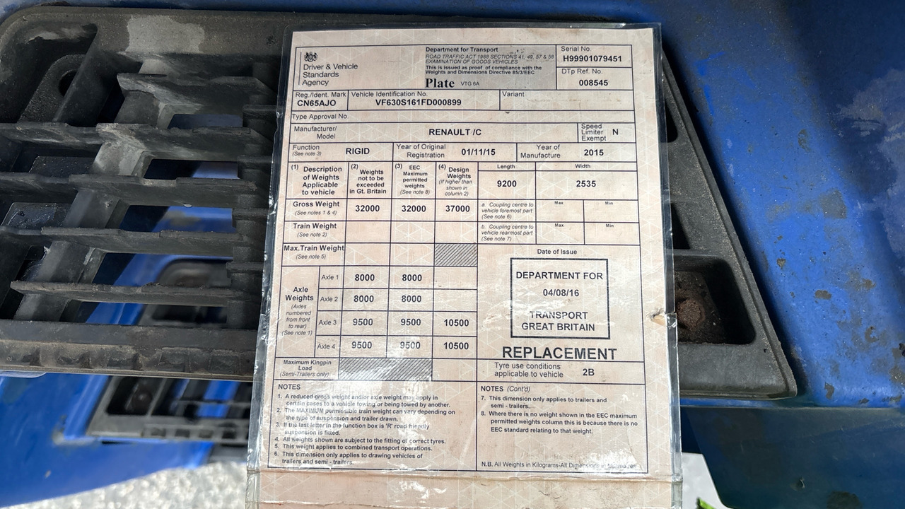 Kipper vrachtwagen RENAULT C 430: afbeelding 11 Kipper vrachtwagen RENAULT C 430: afbeelding 11