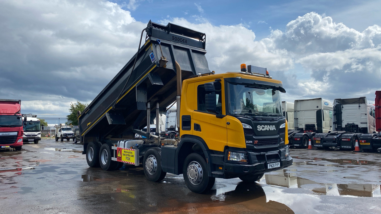 SCANIA P 410 XT - Kipper vrachtwagen: afbeelding 1 SCANIA P 410 XT - Kipper vrachtwagen: afbeelding 1