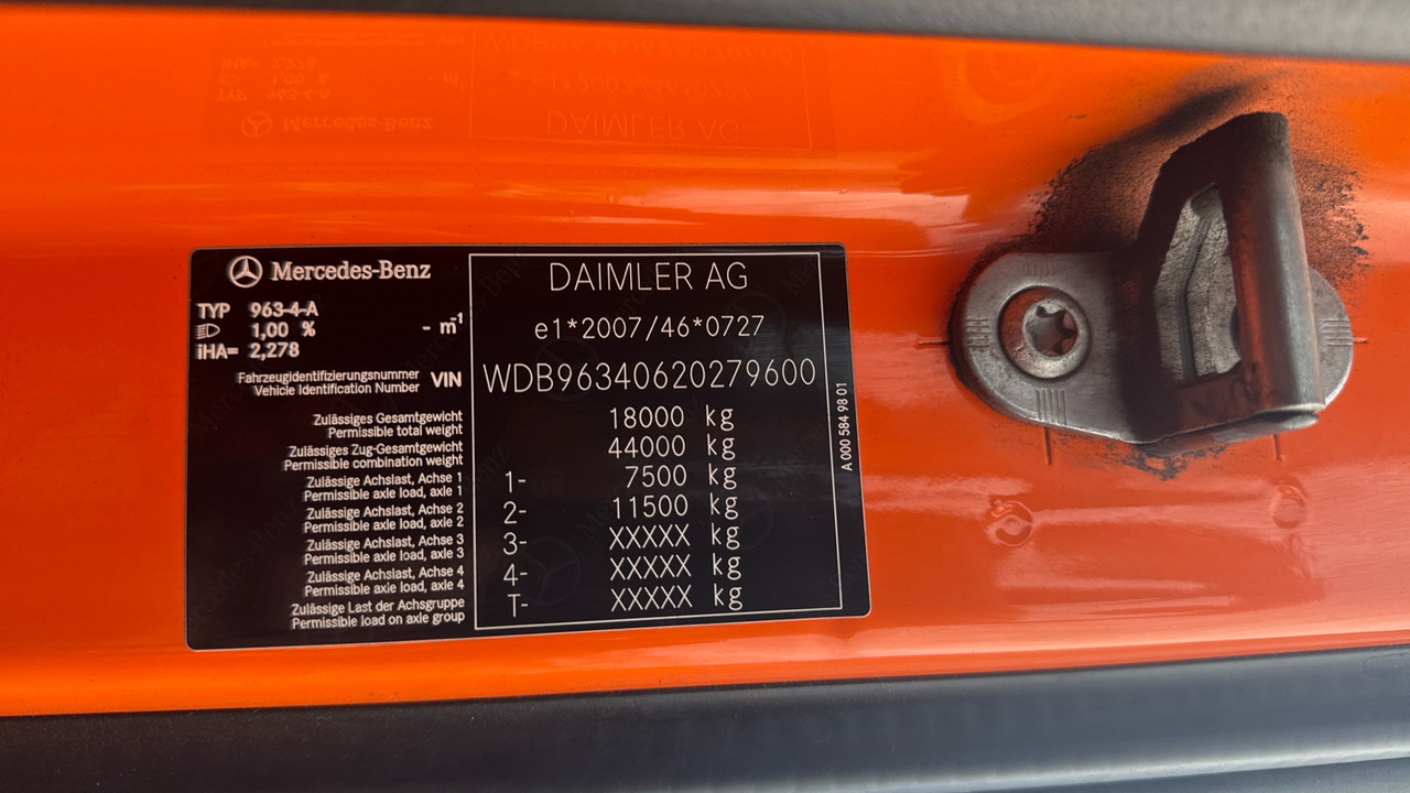 Trekker MERCEDES-BENZ ACTROS 1845: afbeelding 12 Trekker MERCEDES-BENZ ACTROS 1845: afbeelding 12