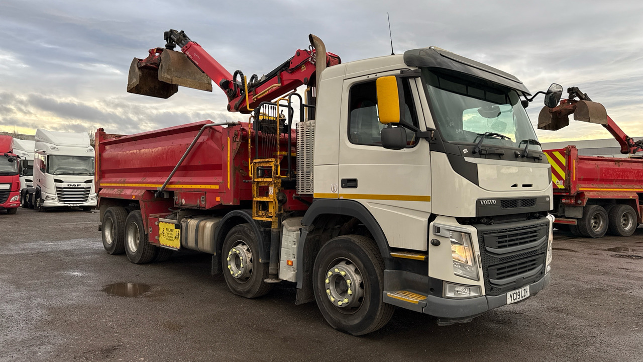 Volvo FM 410 - Kipper vrachtwagen, Kraanwagen: afbeelding 1 Volvo FM 410 - Kipper vrachtwagen, Kraanwagen: afbeelding 1