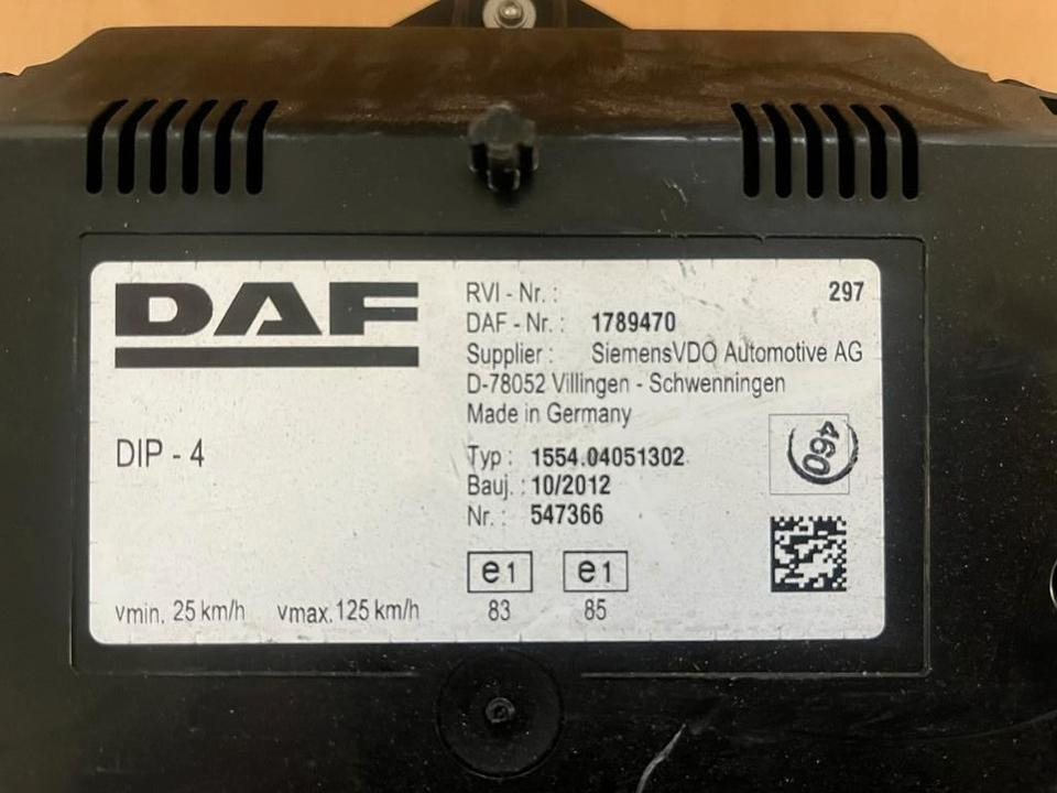 DAF CF Kombiinstrument Tacho 1789470 - Tachograph voor Vrachtwagen: afbeelding 2 DAF CF Kombiinstrument Tacho 1789470 - Tachograph voor Vrachtwagen: afbeelding 2