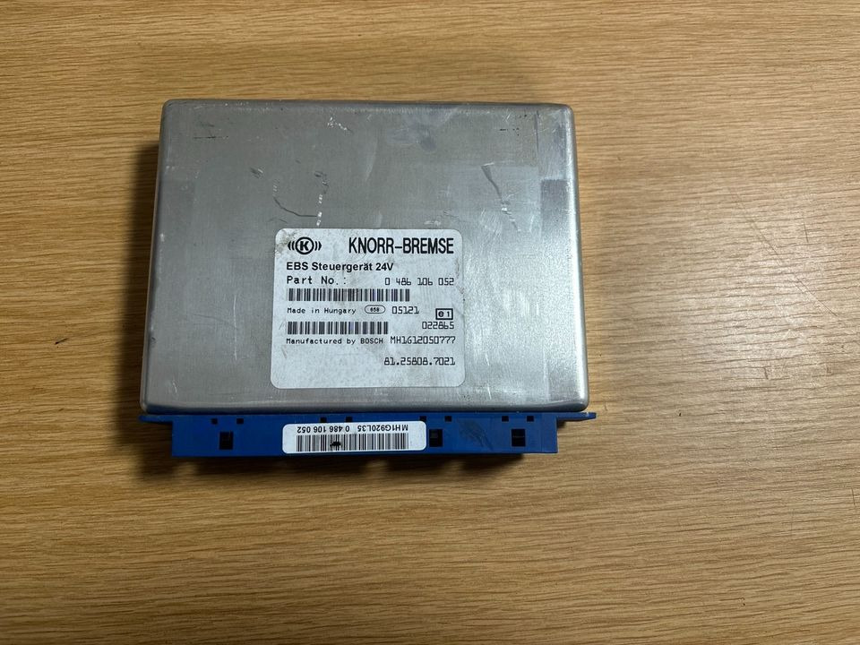 MAN KNORR-BREMSE EBS Elektronik 81.25808-7021 - ECU voor Vrachtwagen: afbeelding 1 MAN KNORR-BREMSE EBS Elektronik 81.25808-7021 - ECU voor Vrachtwagen: afbeelding 1