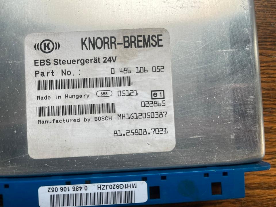 MAN KNORR-BREMSE EBS Steuergerät 81.25808-7021 - ECU voor Vrachtwagen: afbeelding 2 MAN KNORR-BREMSE EBS Steuergerät 81.25808-7021 - ECU voor Vrachtwagen: afbeelding 2