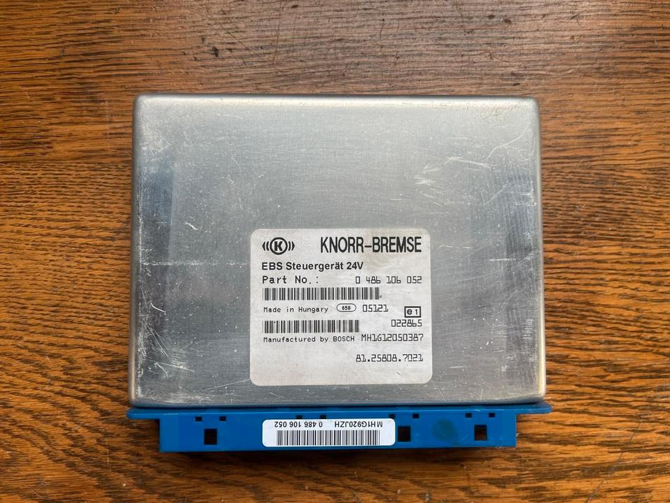 MAN KNORR-BREMSE EBS Steuergerät 81.25808-7021 - ECU voor Vrachtwagen: afbeelding 1 MAN KNORR-BREMSE EBS Steuergerät 81.25808-7021 - ECU voor Vrachtwagen: afbeelding 1