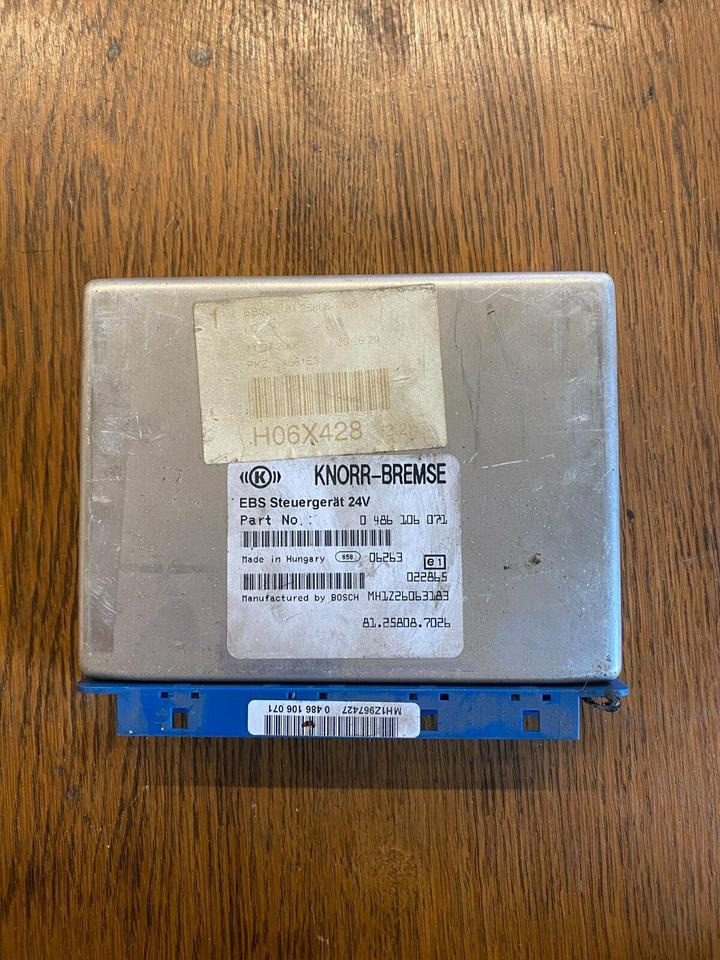 MAN Knorr-Bremse EBS Steuergerät 81258087026 - ECU voor Vrachtwagen: afbeelding 1 MAN Knorr-Bremse EBS Steuergerät 81258087026 - ECU voor Vrachtwagen: afbeelding 1