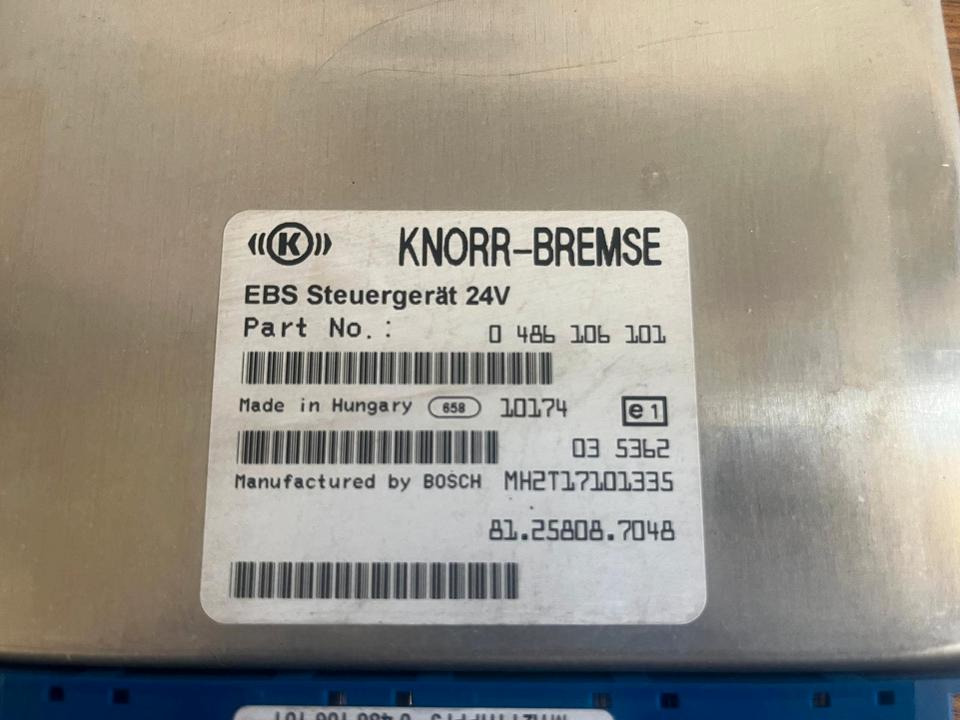 MAN Knorr-bremse EBS Steuergerät 81.25808.7048 - ECU voor Vrachtwagen: afbeelding 3 MAN Knorr-bremse EBS Steuergerät 81.25808.7048 - ECU voor Vrachtwagen: afbeelding 3