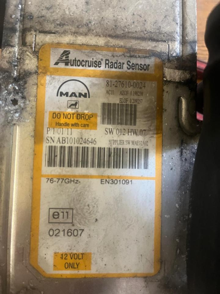 MAN Radarsensor 81276100024 - Sensor voor Vrachtwagen: afbeelding 3 MAN Radarsensor 81276100024 - Sensor voor Vrachtwagen: afbeelding 3