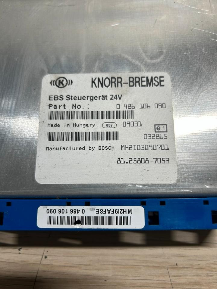MAN TGX TGL Knorr-Bremse EBS Elektronik 81.25808-7053 - ECU: afbeelding 3 MAN TGX TGL Knorr-Bremse EBS Elektronik 81.25808-7053 - ECU: afbeelding 3