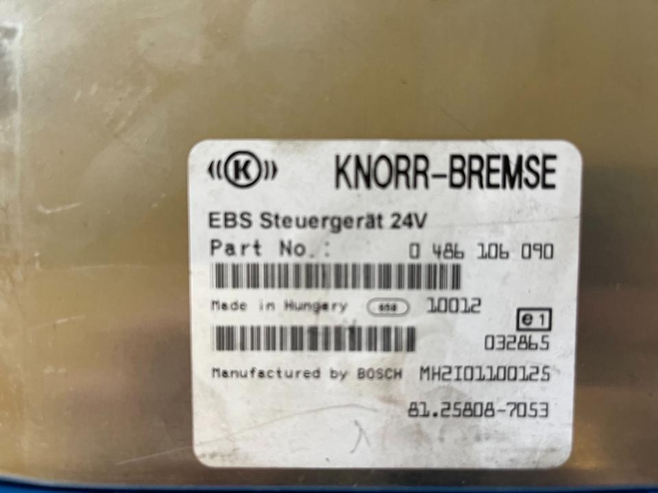 MAN TGX TGL Knorr-Bremse EBS Elektronik 81258087053 - ECU voor Vrachtwagen: afbeelding 2 MAN TGX TGL Knorr-Bremse EBS Elektronik 81258087053 - ECU voor Vrachtwagen: afbeelding 2