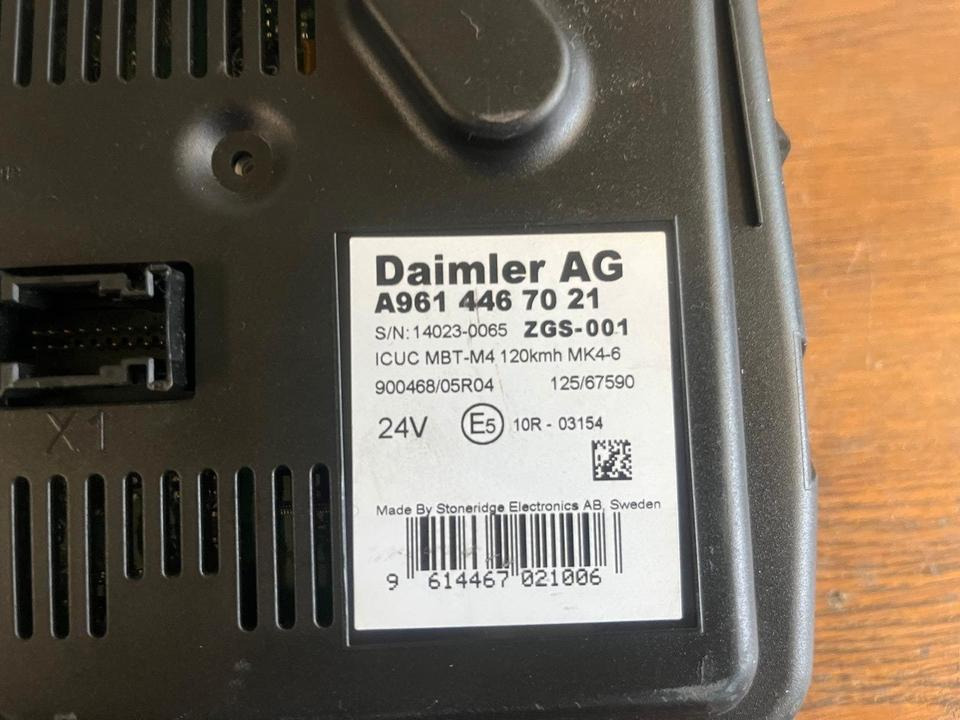 Mercedes Benz Actros MP4 Kombiinstrument / Tacho A9614467021 - Instrumentenpaneel voor Vrachtwagen: afbeelding 3 Mercedes Benz Actros MP4 Kombiinstrument / Tacho A9614467021 - Instrumentenpaneel voor Vrachtwagen: afbeelding 3