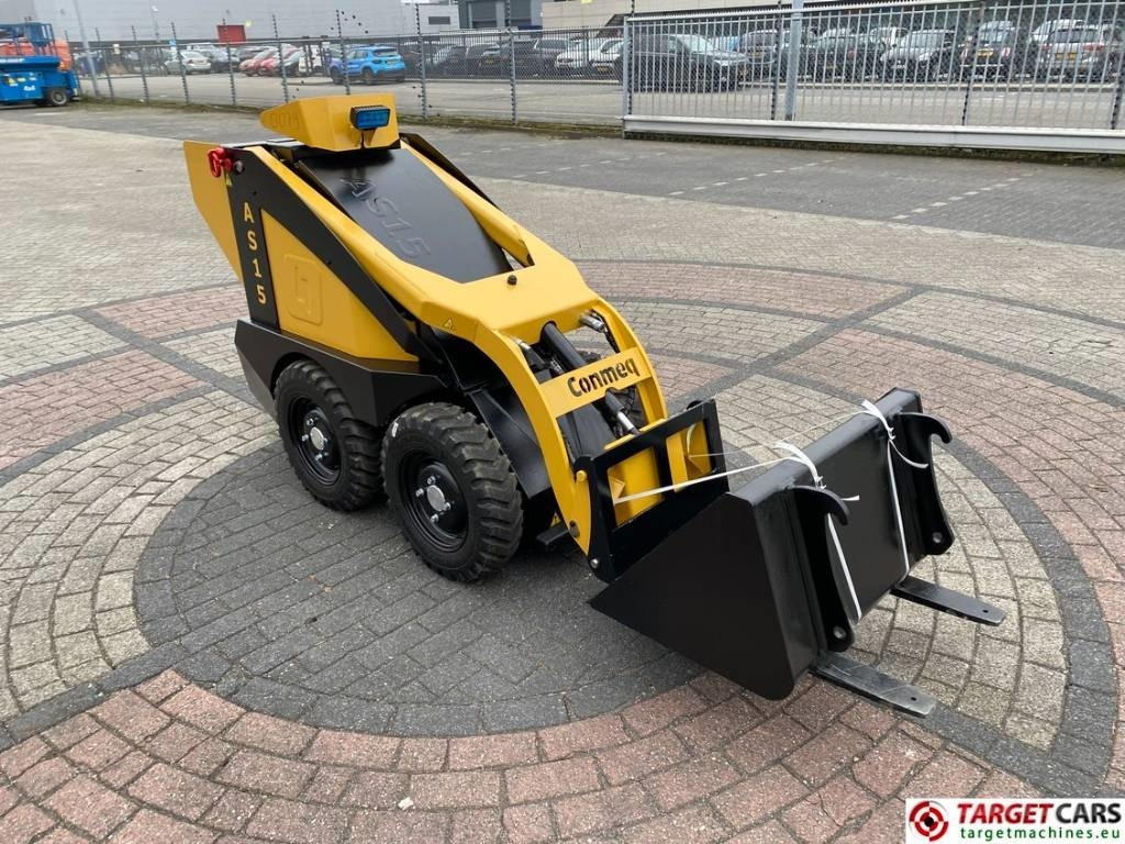 Conmeq AS15 Mini Skid Steer Loader 4x4 Electric - Schranklader: afbeelding 2 Conmeq AS15 Mini Skid Steer Loader 4x4 Electric - Schranklader: afbeelding 2
