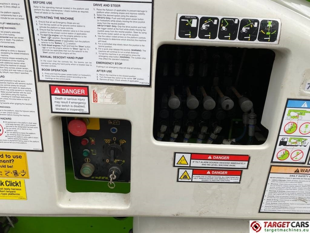 Knikarmhoogwerker Niftylift HR21 MK1B HyBrid Articulated 4x4 Boom Lift 2080cm: afbeelding 11