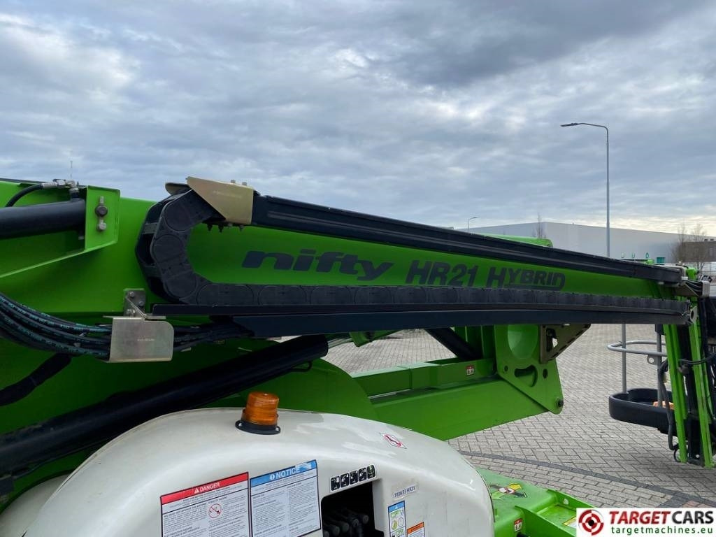 Knikarmhoogwerker Niftylift HR21 MK1B HyBrid Articulated 4x4 Boom Lift 2080cm: afbeelding 35