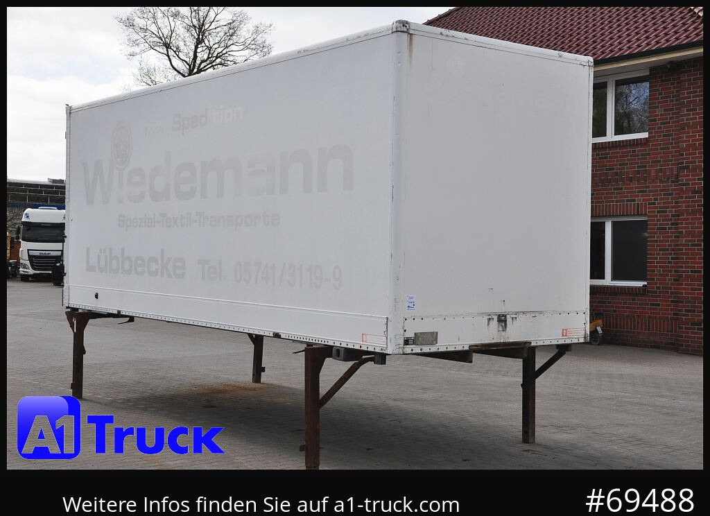 ACKERMANN BDF 7,45 Wechselbrücke, 2710mm Innenhöhe, verzinkt - Gesloten laadbak: afbeelding 1 ACKERMANN BDF 7,45 Wechselbrücke, 2710mm Innenhöhe, verzinkt - Gesloten laadbak: afbeelding 1