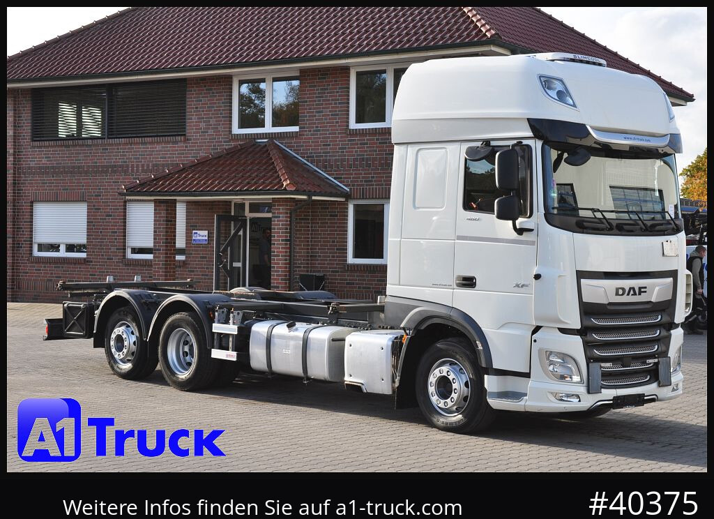 DAF DAF XF 480 FAN SSC Intarder, Lenkachse Standlklima - Containertransporter/ Wissellaadbak vrachtwagen: afbeelding 1 DAF DAF XF 480 FAN SSC Intarder, Lenkachse Standlklima - Containertransporter/ Wissellaadbak vrachtwagen: afbeelding 1