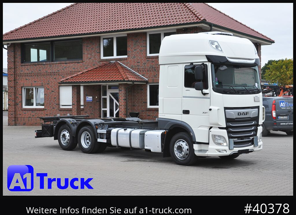 DAF DAF XF 480 FAN SSC Intarder, Lenkachse Standlklima - Containertransporter/ Wissellaadbak vrachtwagen: afbeelding 1 DAF DAF XF 480 FAN SSC Intarder, Lenkachse Standlklima - Containertransporter/ Wissellaadbak vrachtwagen: afbeelding 1