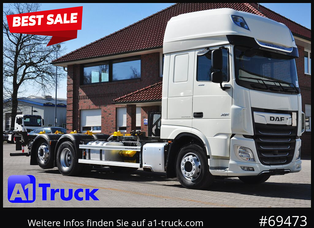 DAF DAF XF 480 FAR SSC Intarder Multiwechsler, 7.82 - Containertransporter/ Wissellaadbak vrachtwagen: afbeelding 1 DAF DAF XF 480 FAR SSC Intarder Multiwechsler, 7.82 - Containertransporter/ Wissellaadbak vrachtwagen: afbeelding 1