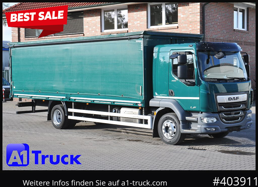 DAF LF 290, Klima, 16t Steckrungen - Vrachtwagen met open laadbak: afbeelding 1 DAF LF 290, Klima, 16t Steckrungen - Vrachtwagen met open laadbak: afbeelding 1