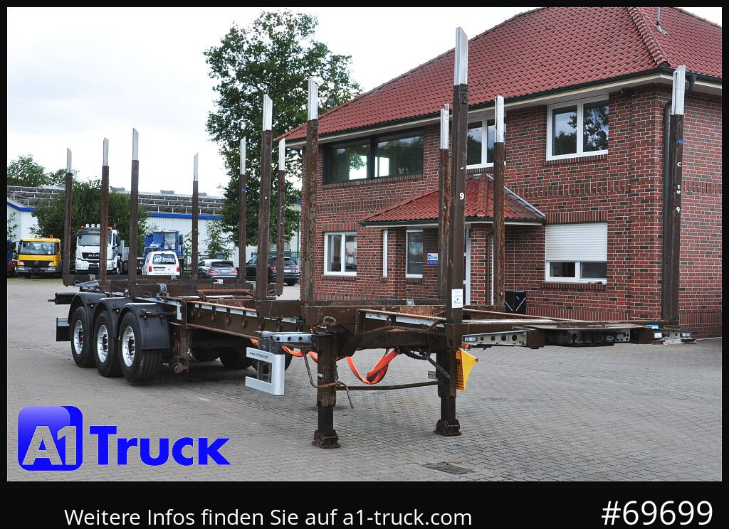 DOLL H3L-14XL Holz Tele, Lenkachse 275 tkm. - Houtoplegger: afbeelding 1 DOLL H3L-14XL Holz Tele, Lenkachse 275 tkm. - Houtoplegger: afbeelding 1