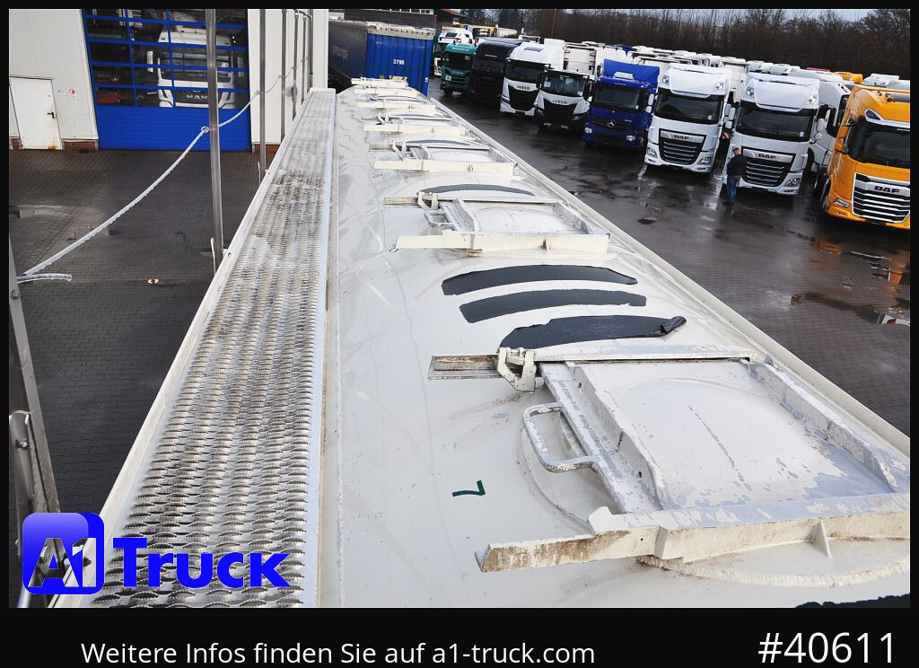 FELDBINDER EUT 55,3, 7 Kammern Futter Feed, Lenkachse, Alufelgen, - Bulkoplegger: afbeelding 5 FELDBINDER EUT 55,3, 7 Kammern Futter Feed, Lenkachse, Alufelgen, - Bulkoplegger: afbeelding 5