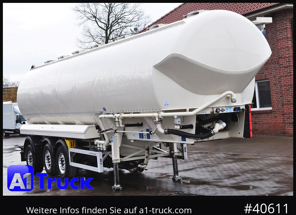 FELDBINDER EUT 55,3, 7 Kammern Futter Feed, Lenkachse, Alufelgen, - Bulkoplegger: afbeelding 1 FELDBINDER EUT 55,3, 7 Kammern Futter Feed, Lenkachse, Alufelgen, - Bulkoplegger: afbeelding 1