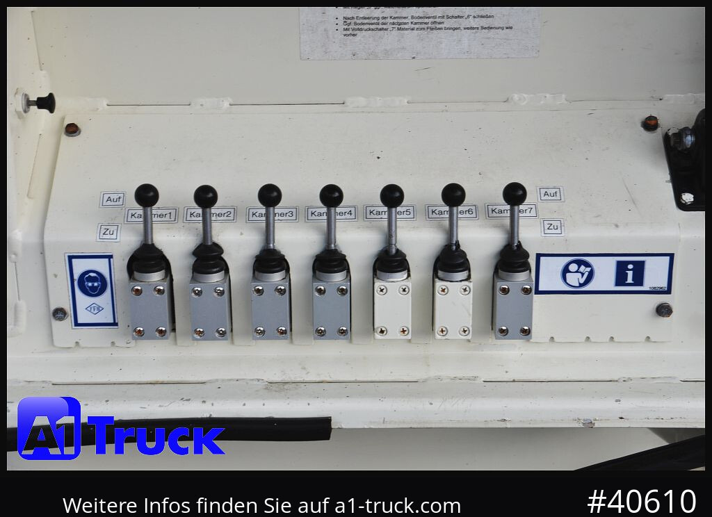 FELDBINDER EUT 55,3, Futter Feed 7 Kammern 55m³, Lenkachse, Alufelgen, - Bulkoplegger: afbeelding 3 FELDBINDER EUT 55,3, Futter Feed 7 Kammern 55m³, Lenkachse, Alufelgen, - Bulkoplegger: afbeelding 3