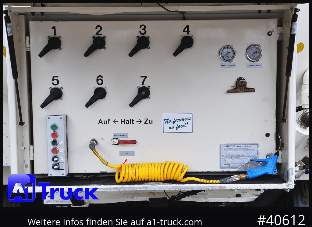 HEITLING SDBH 54, 7 Kammern, Futter Feed Lenkachse, Alufelgen, - Bulkoplegger: afbeelding 2 HEITLING SDBH 54, 7 Kammern, Futter Feed Lenkachse, Alufelgen, - Bulkoplegger: afbeelding 2