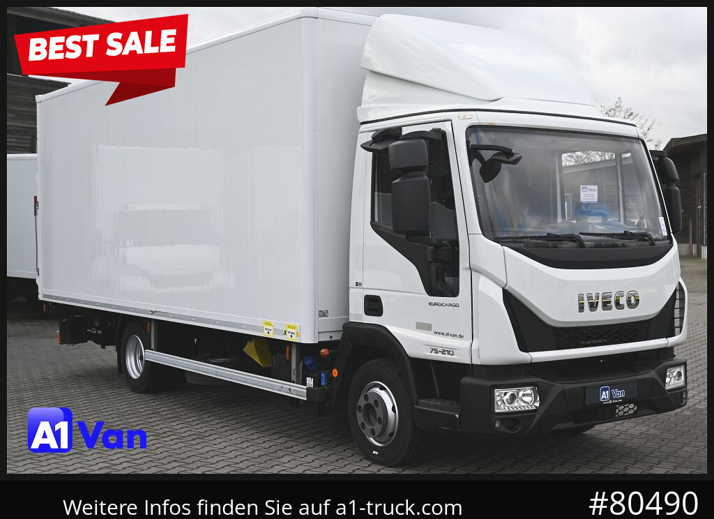 IVECO EuroCargo 75E21/P Koffer, LBW, Klima, Luftfederung - Bestelwagen gesloten laadbak: afbeelding 1 IVECO EuroCargo 75E21/P Koffer, LBW, Klima, Luftfederung - Bestelwagen gesloten laadbak: afbeelding 1