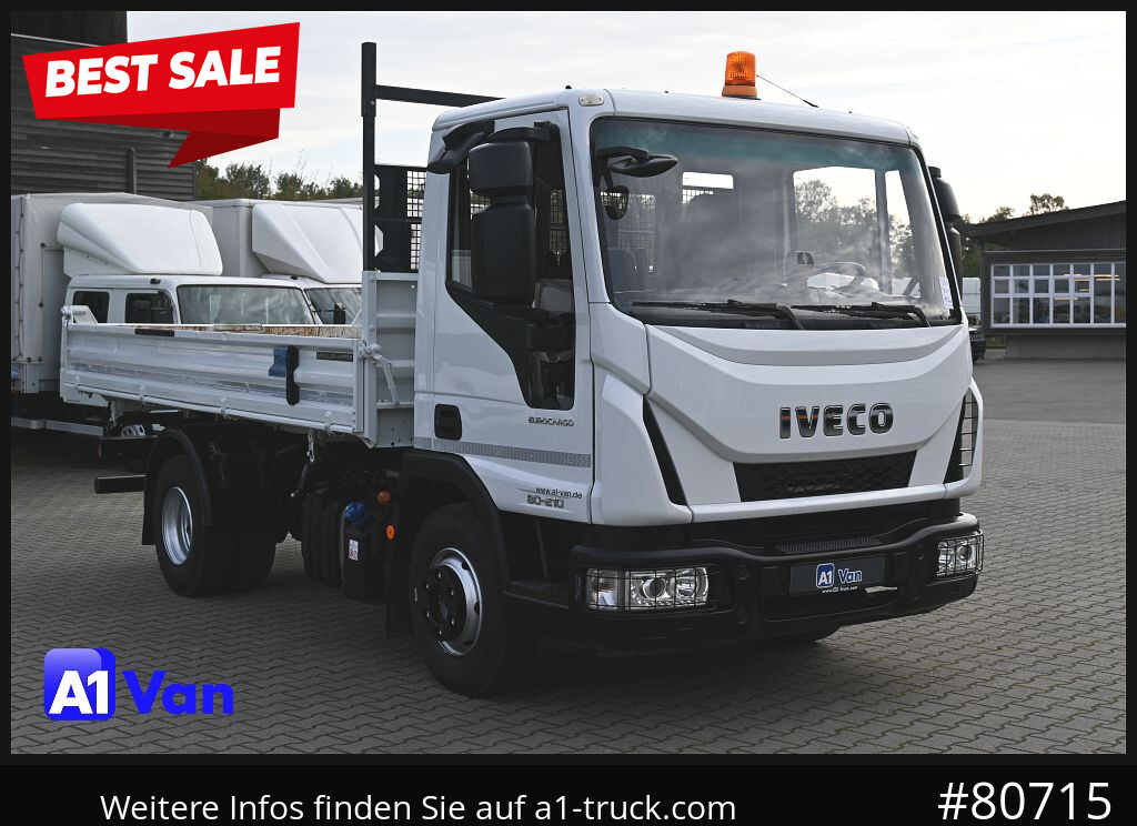 IVECO Eurocargo 80E21 Kipper, Meiller, Klima, 2x AHK - Kipper bestelwagen: afbeelding 1 IVECO Eurocargo 80E21 Kipper, Meiller, Klima, 2x AHK - Kipper bestelwagen: afbeelding 1