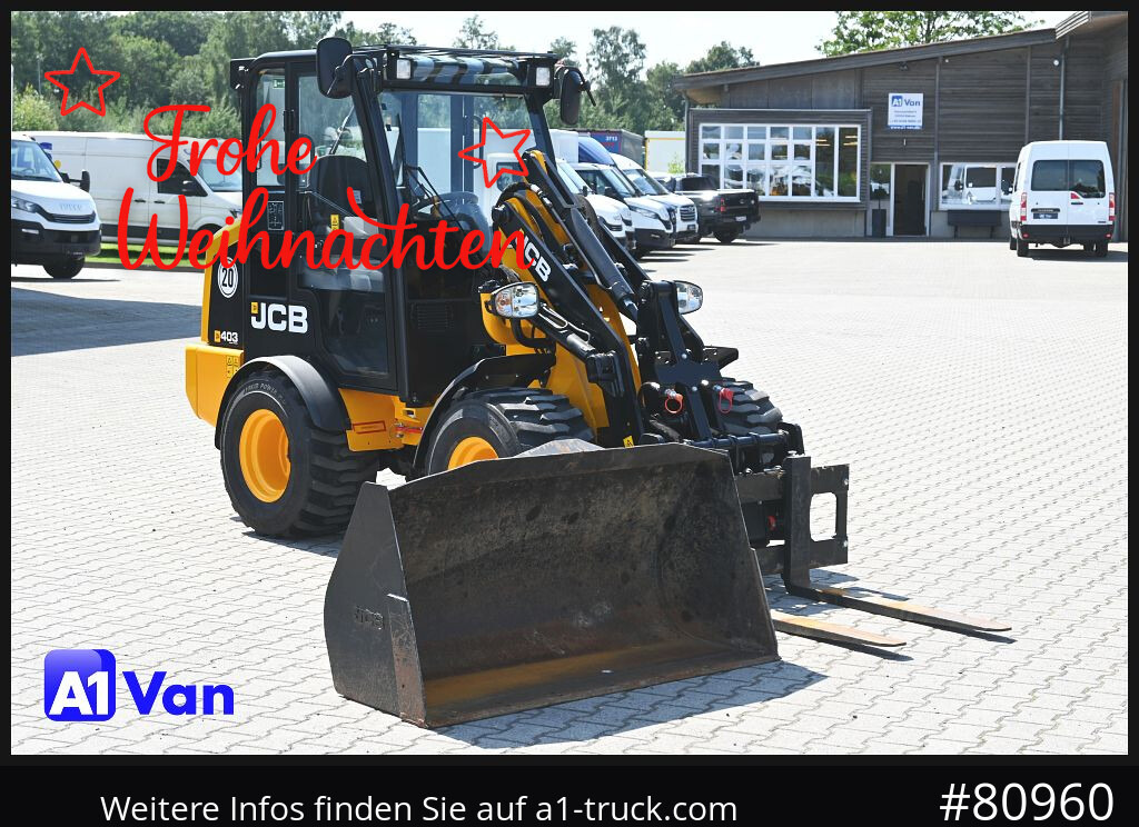 JCB JCB 403 SP Radlader, Palletengabel, Kabine, Zusatzhydraulik - Wiellader: afbeelding 1 JCB JCB 403 SP Radlader, Palletengabel, Kabine, Zusatzhydraulik - Wiellader: afbeelding 1