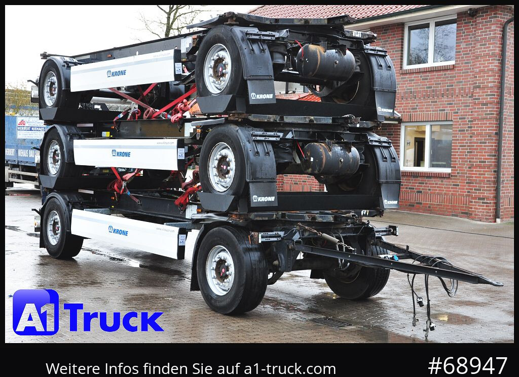 KRONE 3 er Paket Standard BDF, Bj 2017 SAF Achse - Containertransporter/ Wissellaadbak aanhangwagen: afbeelding 1 KRONE 3 er Paket Standard BDF, Bj 2017 SAF Achse - Containertransporter/ Wissellaadbak aanhangwagen: afbeelding 1