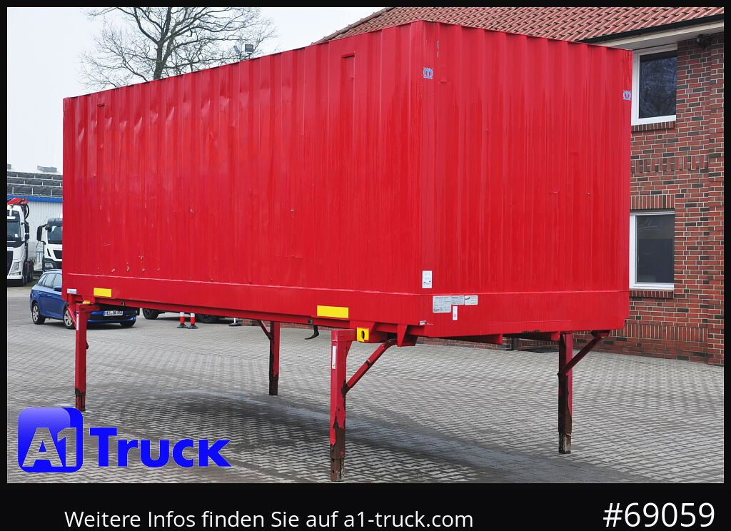 KRONE BDF 7,45 Wechselbrücke Koffer, Zurrösen in den Seitenwänden - Gesloten laadbak: afbeelding 1 KRONE BDF 7,45 Wechselbrücke Koffer, Zurrösen in den Seitenwänden - Gesloten laadbak: afbeelding 1