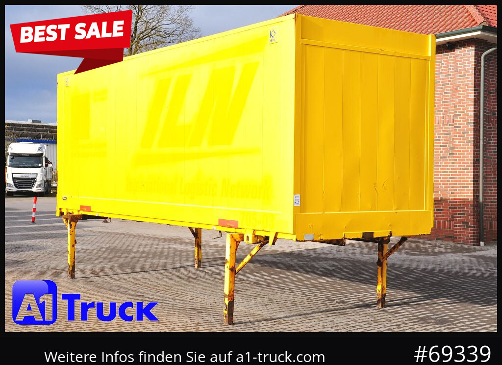 KRONE BDF 7,82 Wechselbrücke, 2730mm Innenhöhe. - Gesloten laadbak: afbeelding 1 KRONE BDF 7,82 Wechselbrücke, 2730mm Innenhöhe. - Gesloten laadbak: afbeelding 1