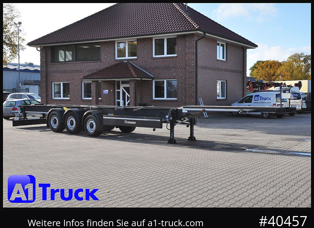 KRONE Container Chassi lang, 2 x 7,45 Wechselbrücken, wenig genutzt.. - Containertransporter/ Wissellaadbak oplegger: afbeelding 1 KRONE Container Chassi lang, 2 x 7,45 Wechselbrücken, wenig genutzt.. - Containertransporter/ Wissellaadbak oplegger: afbeelding 1