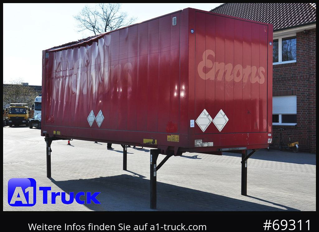 KRONE WB BDF 7,45 Koffer, 2770mm innen, beschädigt - Gesloten laadbak: afbeelding 1 KRONE WB BDF 7,45 Koffer, 2770mm innen, beschädigt - Gesloten laadbak: afbeelding 1