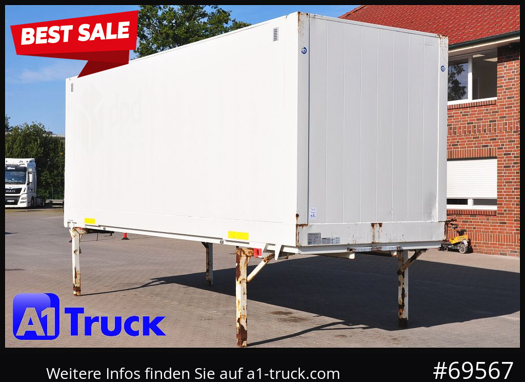 KRONE Wechselbrücke BDF 7,45 Koffer, Textil 2750mm innen, 20 x vorhanden - Gesloten laadbak: afbeelding 1 KRONE Wechselbrücke BDF 7,45 Koffer, Textil 2750mm innen, 20 x vorhanden - Gesloten laadbak: afbeelding 1