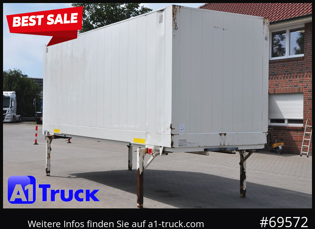 KRONE Wechselbrücke BDF 7,45 Koffer, Textil 2750mm innen, 20 x vorhanden - Gesloten laadbak: afbeelding 1 KRONE Wechselbrücke BDF 7,45 Koffer, Textil 2750mm innen, 20 x vorhanden - Gesloten laadbak: afbeelding 1
