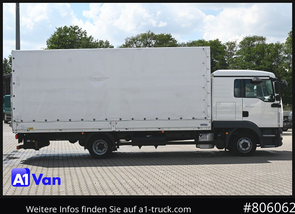 Schuifzeilen vrachtwagen MAN TGL 8.190 4x2 BL Pritsche Plane, LBW,: afbeelding 7