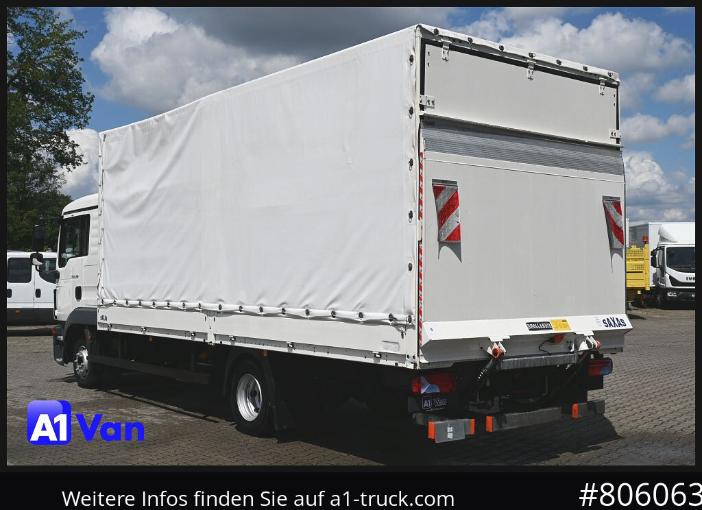 Schuifzeilen vrachtwagen MAN TGL 8.190 4x2 BL Pritsche Plane, LBW, Schlafkabine: afbeelding 10