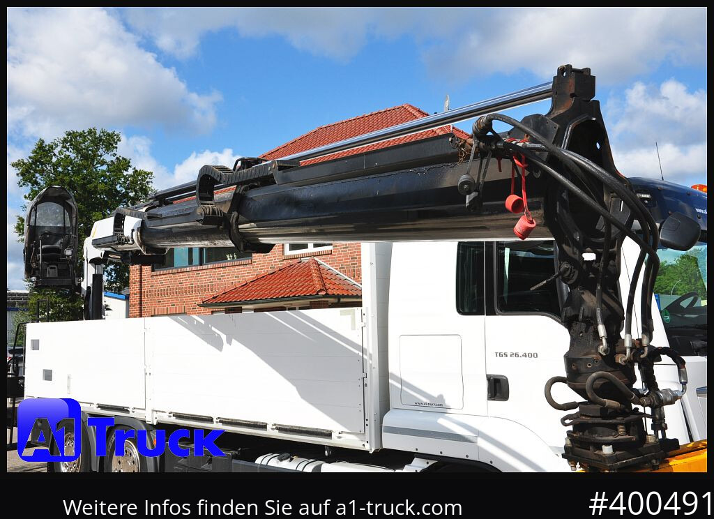 MAN TGS 26.400, Palfinger,PK 20005, Lift-Lenk - Vrachtwagen met open laadbak, Kraanwagen: afbeelding 2 MAN TGS 26.400, Palfinger,PK 20005, Lift-Lenk - Vrachtwagen met open laadbak, Kraanwagen: afbeelding 2