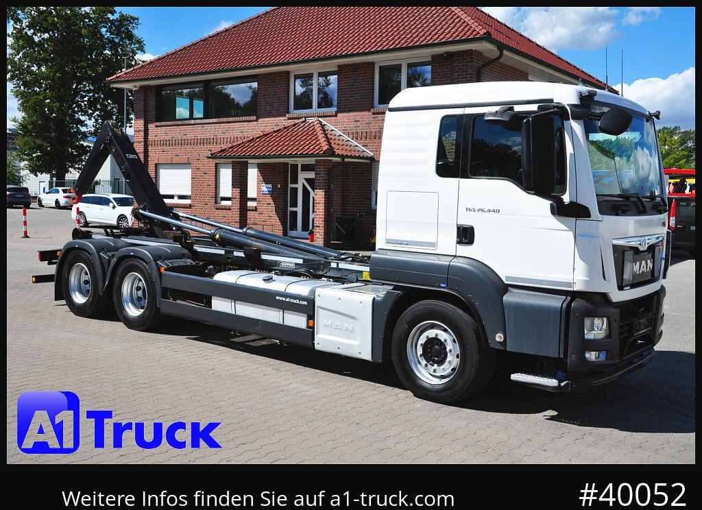 MAN TGS 26.440 BL 6x4 Meiller RK 20.70, Intarder - Haakarmsysteem vrachtwagen: afbeelding 1 MAN TGS 26.440 BL 6x4 Meiller RK 20.70, Intarder - Haakarmsysteem vrachtwagen: afbeelding 1