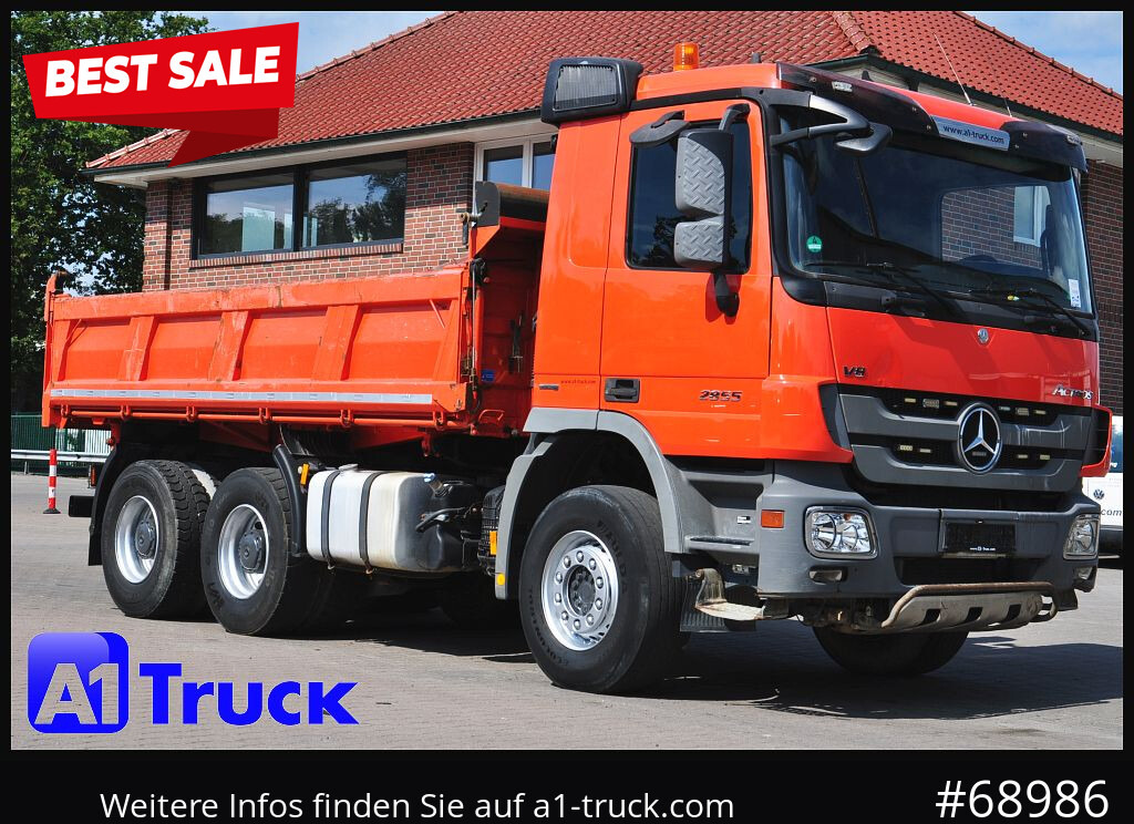 MERCEDES-BENZ Actros 2655 ,V8, 6x4 Meiller Klima , EPS - Kipper vrachtwagen: afbeelding 1 MERCEDES-BENZ Actros 2655 ,V8, 6x4 Meiller Klima , EPS - Kipper vrachtwagen: afbeelding 1