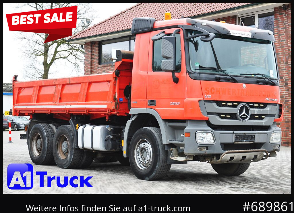 MERCEDES-BENZ Actros 2655 ,V8, 6x4 Meiller Klima , EPS - Kipper vrachtwagen: afbeelding 1 MERCEDES-BENZ Actros 2655 ,V8, 6x4 Meiller Klima , EPS - Kipper vrachtwagen: afbeelding 1