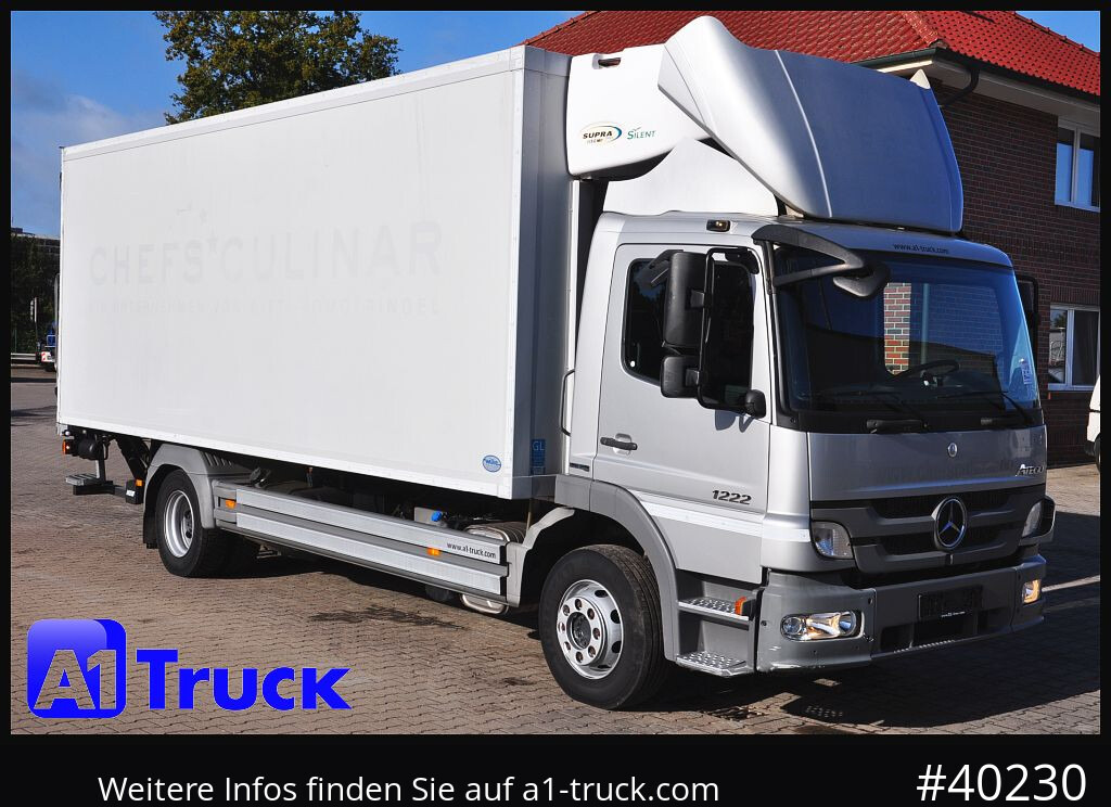 MERCEDES-BENZ Atego 1222, Kühlkoffer, Carrier Supra 1150 Mt, LBW - Koelwagen vrachtwagen: afbeelding 1 MERCEDES-BENZ Atego 1222, Kühlkoffer, Carrier Supra 1150 Mt, LBW - Koelwagen vrachtwagen: afbeelding 1
