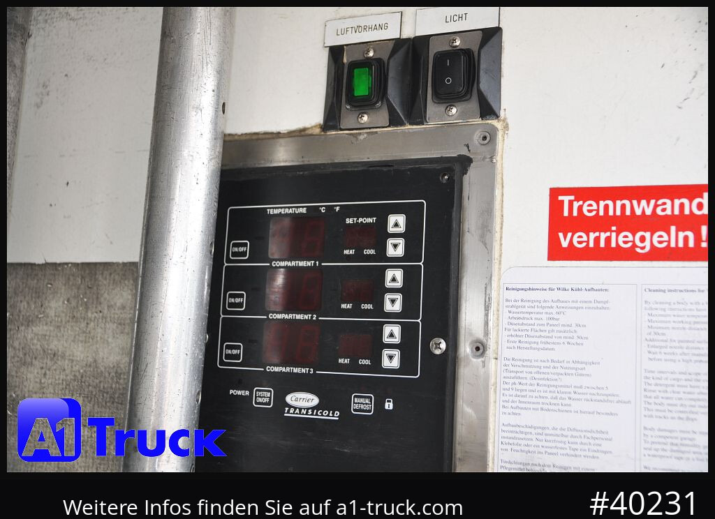 MERCEDES-BENZ Atego 1222, Kühlkoffer, Carrier Supra 850 Mt, LBW - Koelwagen vrachtwagen: afbeelding 2 MERCEDES-BENZ Atego 1222, Kühlkoffer, Carrier Supra 850 Mt, LBW - Koelwagen vrachtwagen: afbeelding 2