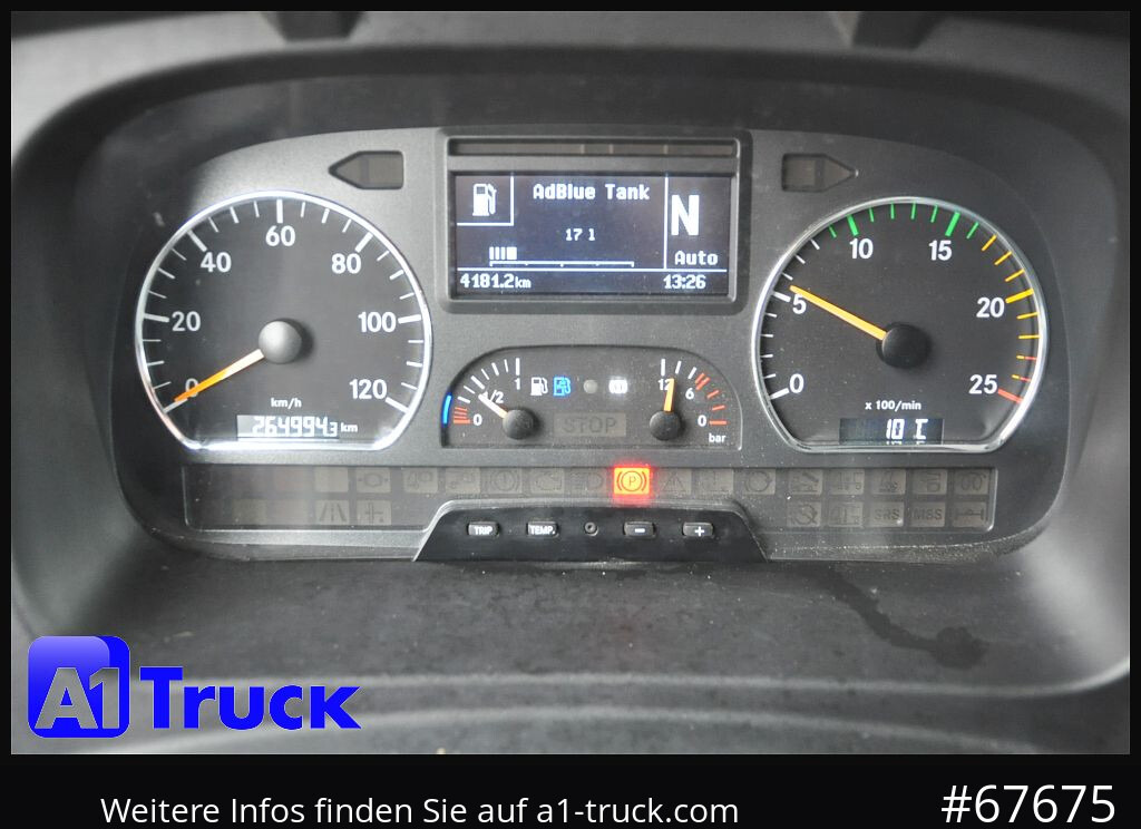 Kraanwagen, Vrachtwagen met open laadbak MERCEDES-BENZ Axor 2543,  Atlas 170.2  Kran, Lift-Lenkachse,: afbeelding 5