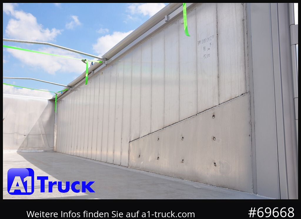 REISCH RHKS, Alu-Kippmulde 50m³, NEU Kombitüren, Alufelgen, Liftachse, - Kipper oplegger: afbeelding 3 REISCH RHKS, Alu-Kippmulde 50m³, NEU Kombitüren, Alufelgen, Liftachse, - Kipper oplegger: afbeelding 3