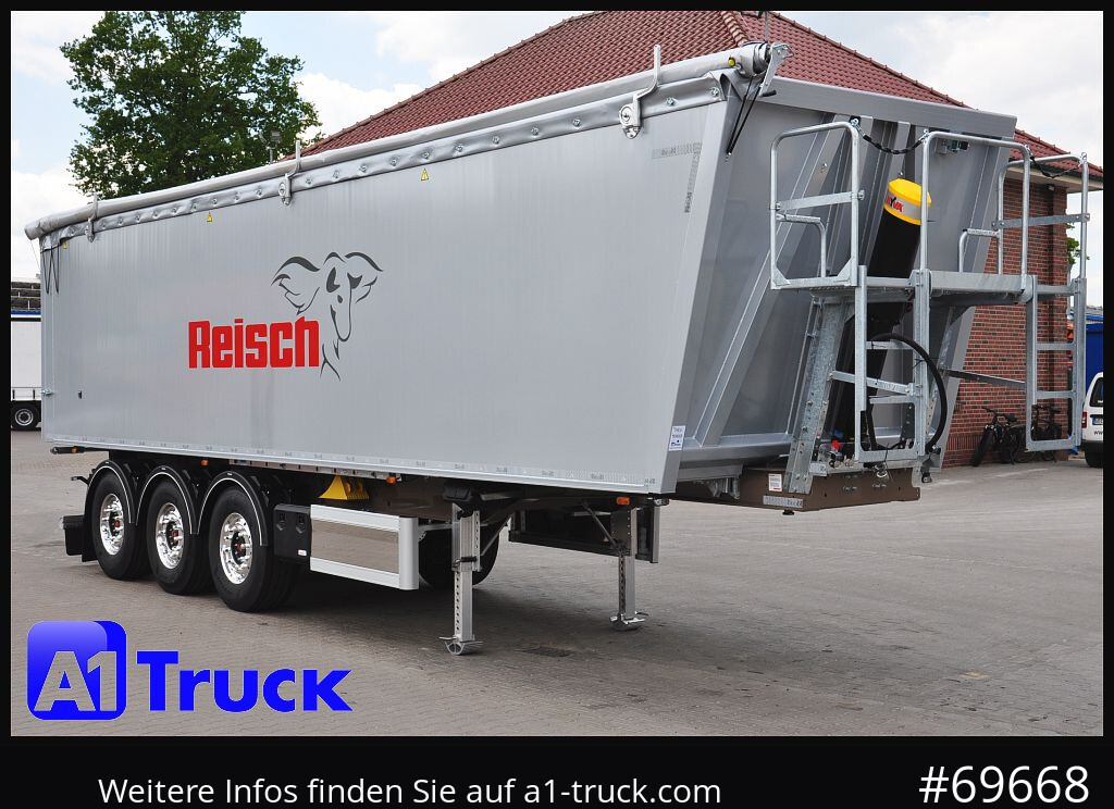 REISCH RHKS, Alu-Kippmulde 50m³, NEU Kombitüren, Alufelgen, Liftachse, - Kipper oplegger: afbeelding 1 REISCH RHKS, Alu-Kippmulde 50m³, NEU Kombitüren, Alufelgen, Liftachse, - Kipper oplegger: afbeelding 1